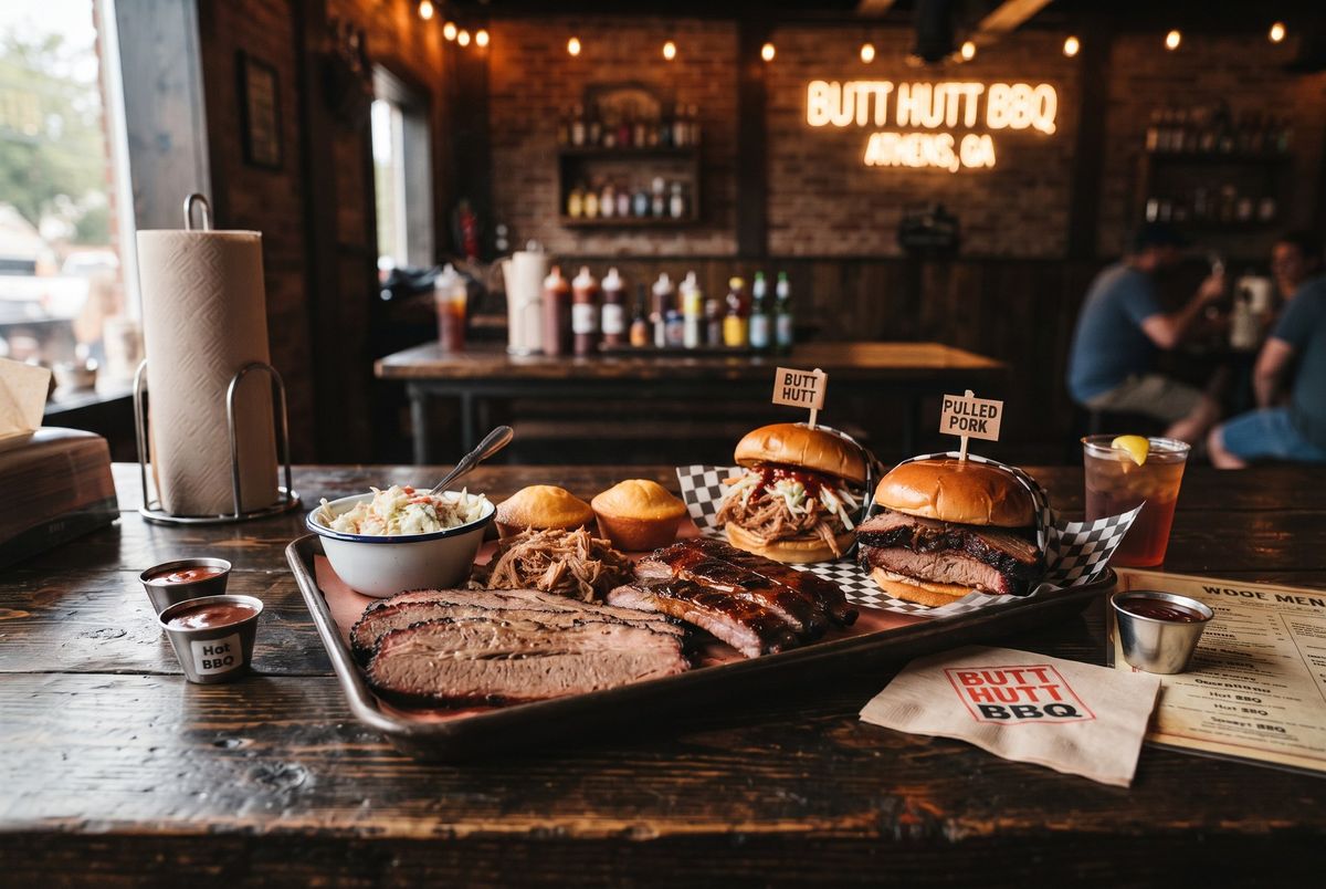 Butt Hutt BBQ platter